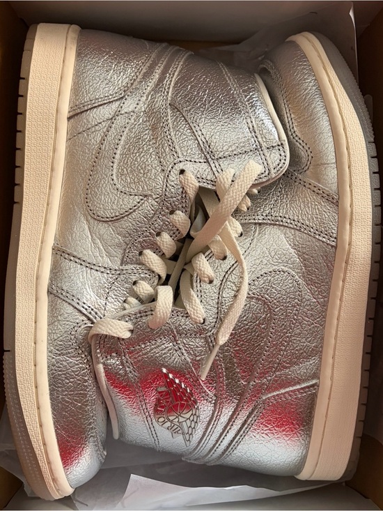 Nike Shoes - Nike Women’s Metallic Silver High-Top Athletic Sneakers